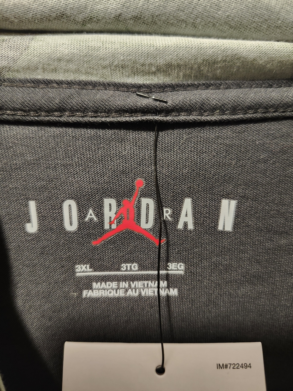 Jordan Men’s Long Sleeve Hooded Tar Heels Tee - Picture 3 of 8